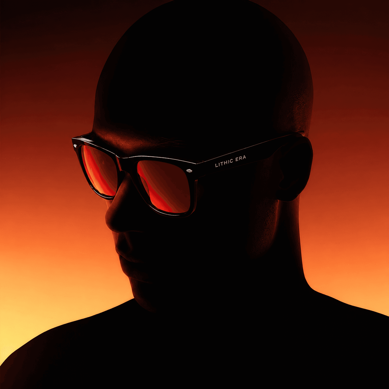 Wearing the Lithic Era Crimson 01 frame